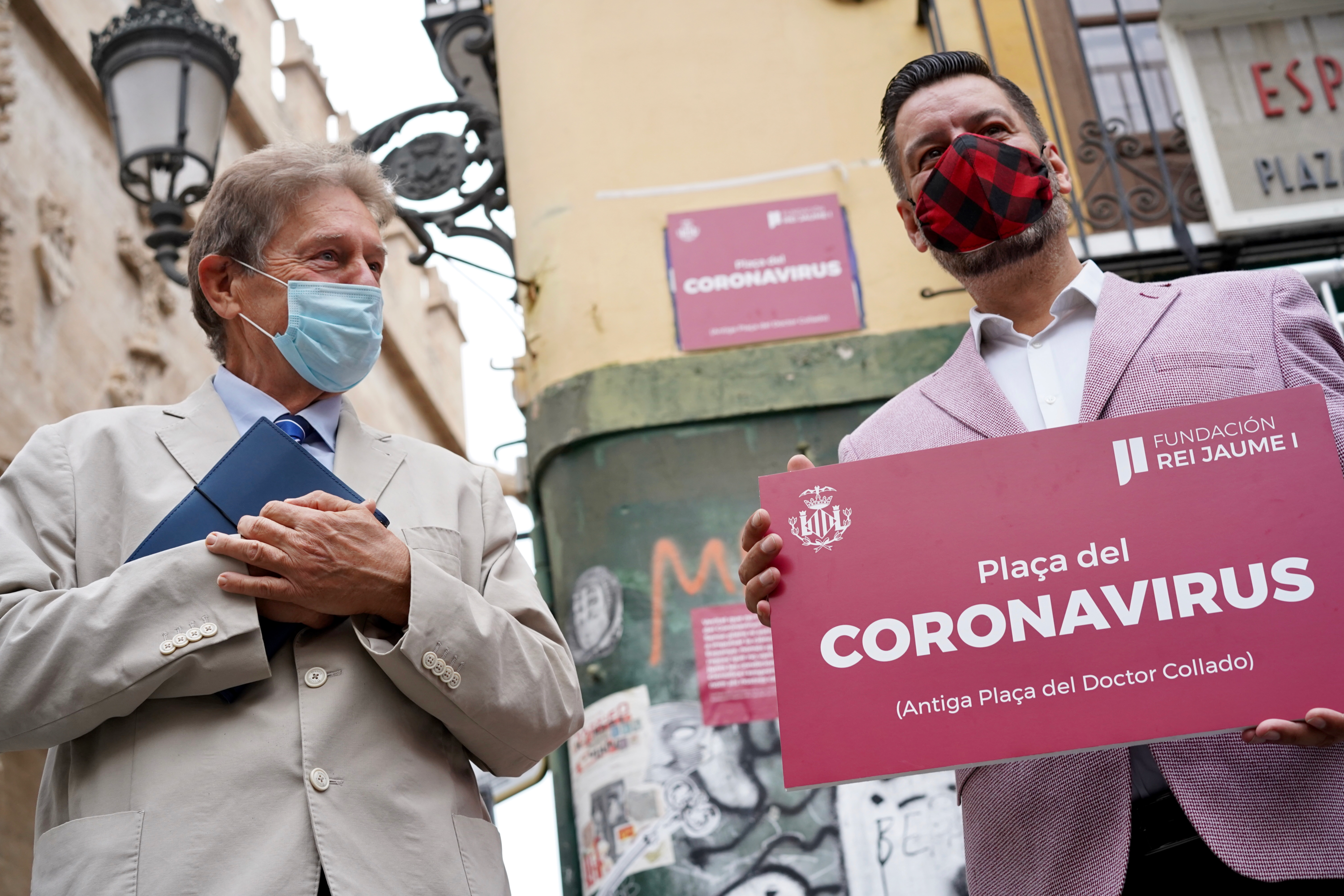 El Coronavirus ya tiene su propia plaza en   València